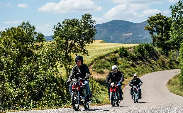 Inicio de la ruta con las Impalas 