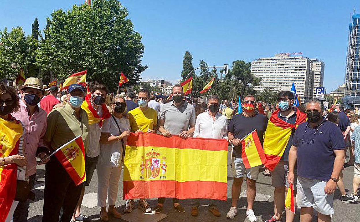 El PP de CyL ha participado en la manifestación. 