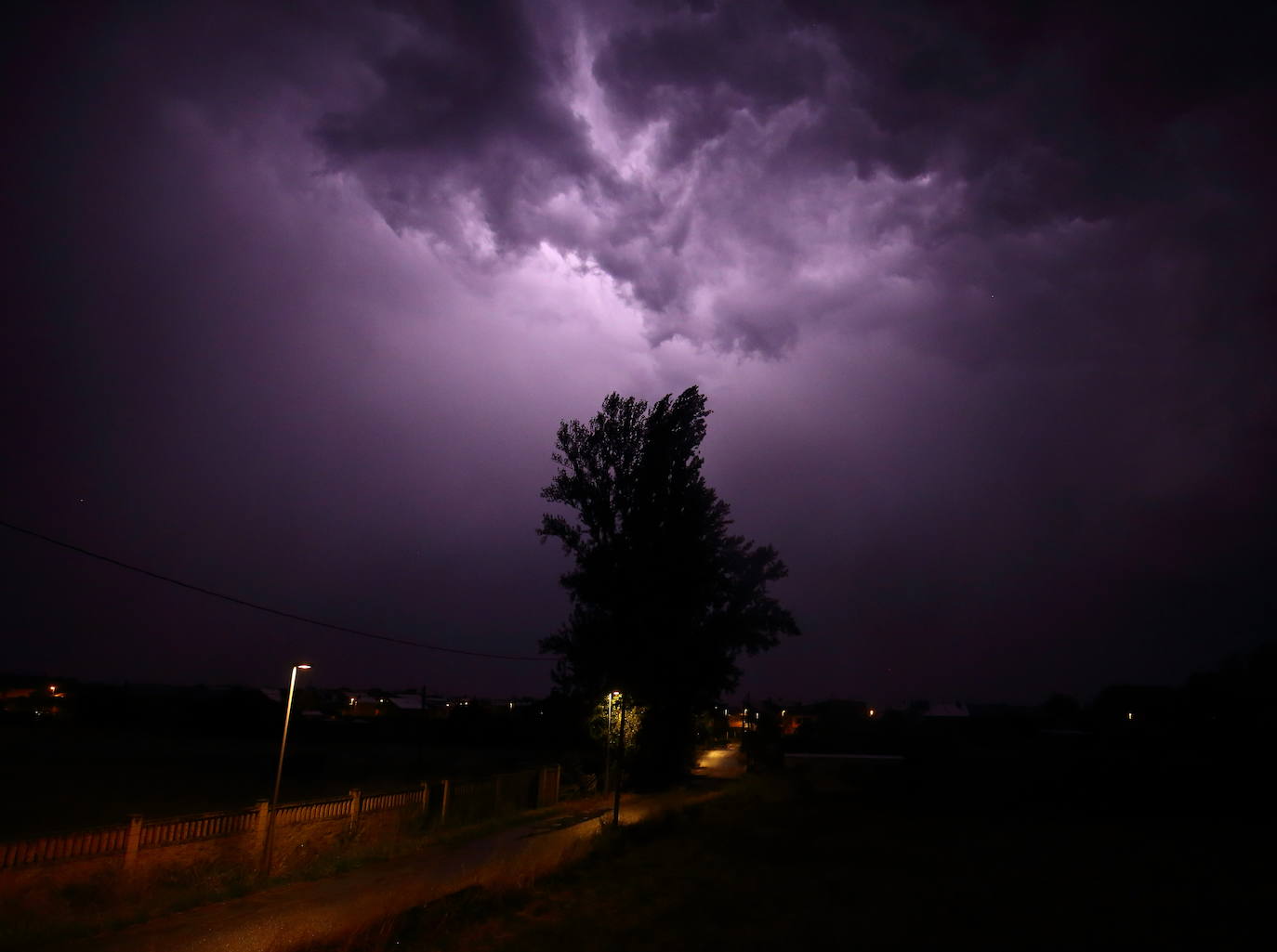 Fotos: Intensa tormenta en El Bierzo