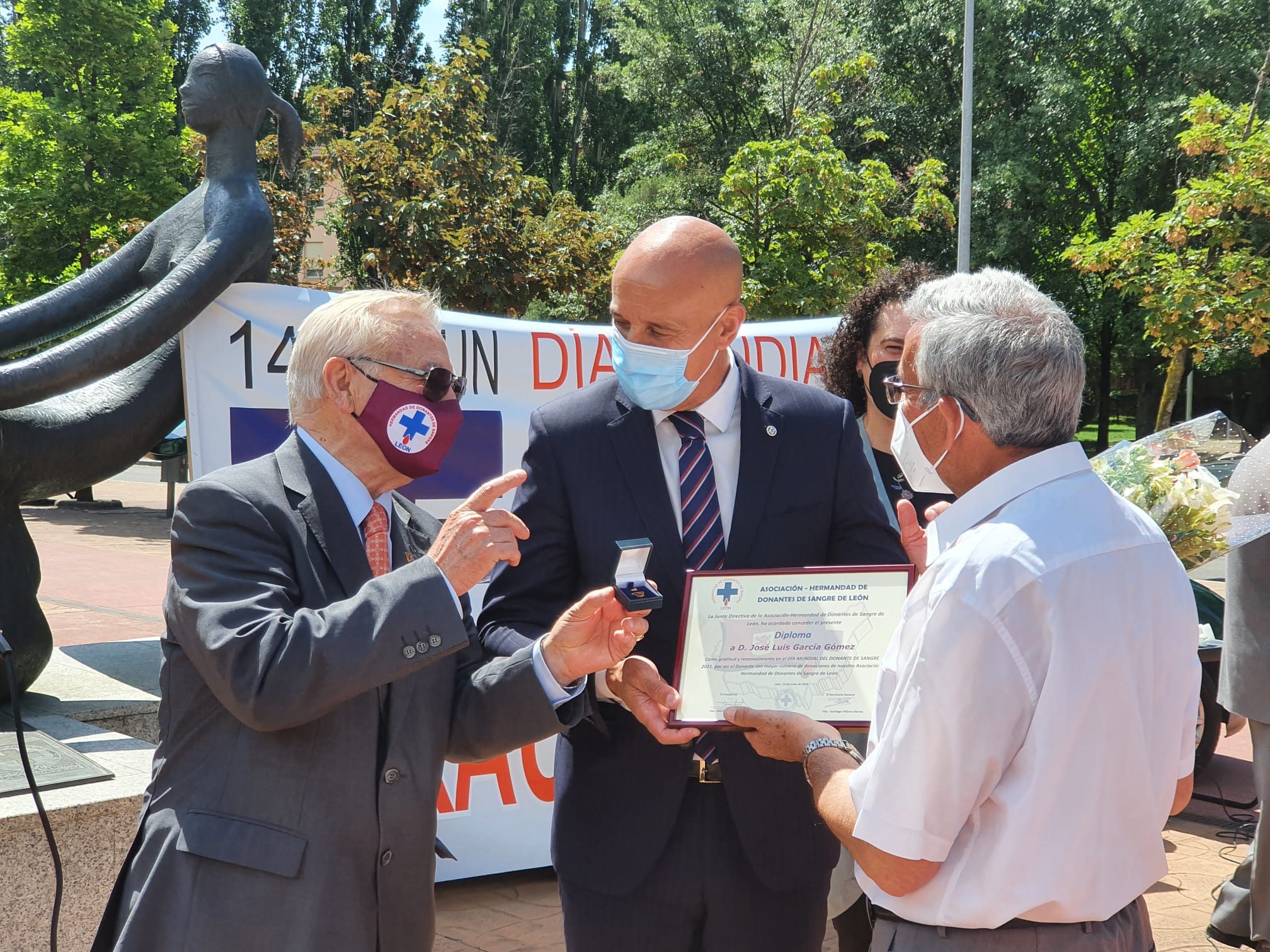 Homenaje a los donantes con motivo del Día Mundial del Donante de Sangre