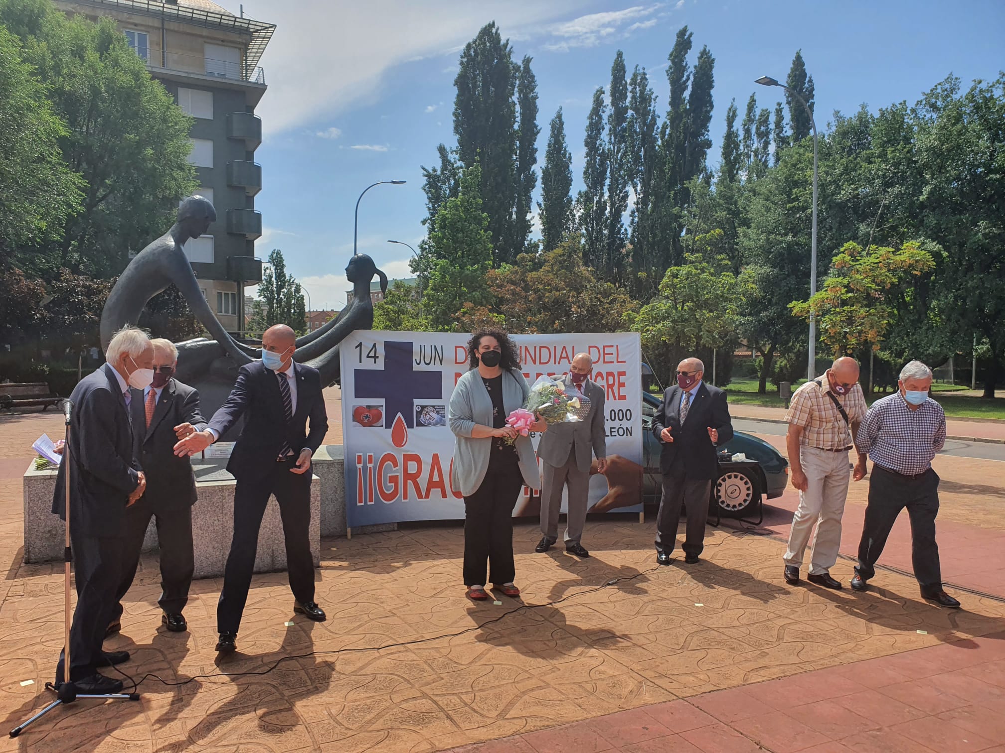 Homenaje a los donantes con motivo del Día Mundial del Donante de Sangre