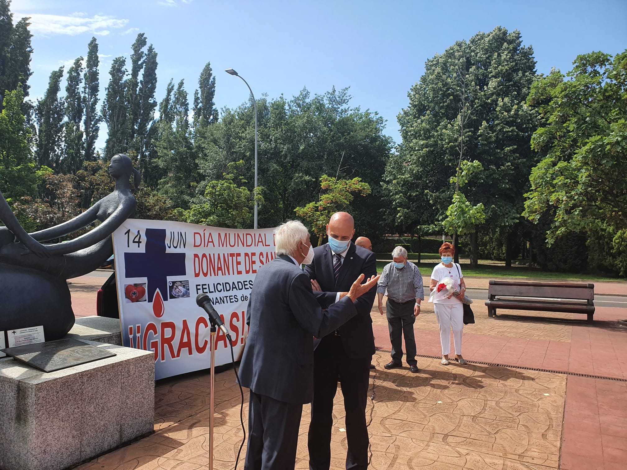 Homenaje a los donantes con motivo del Día Mundial del Donante de Sangre