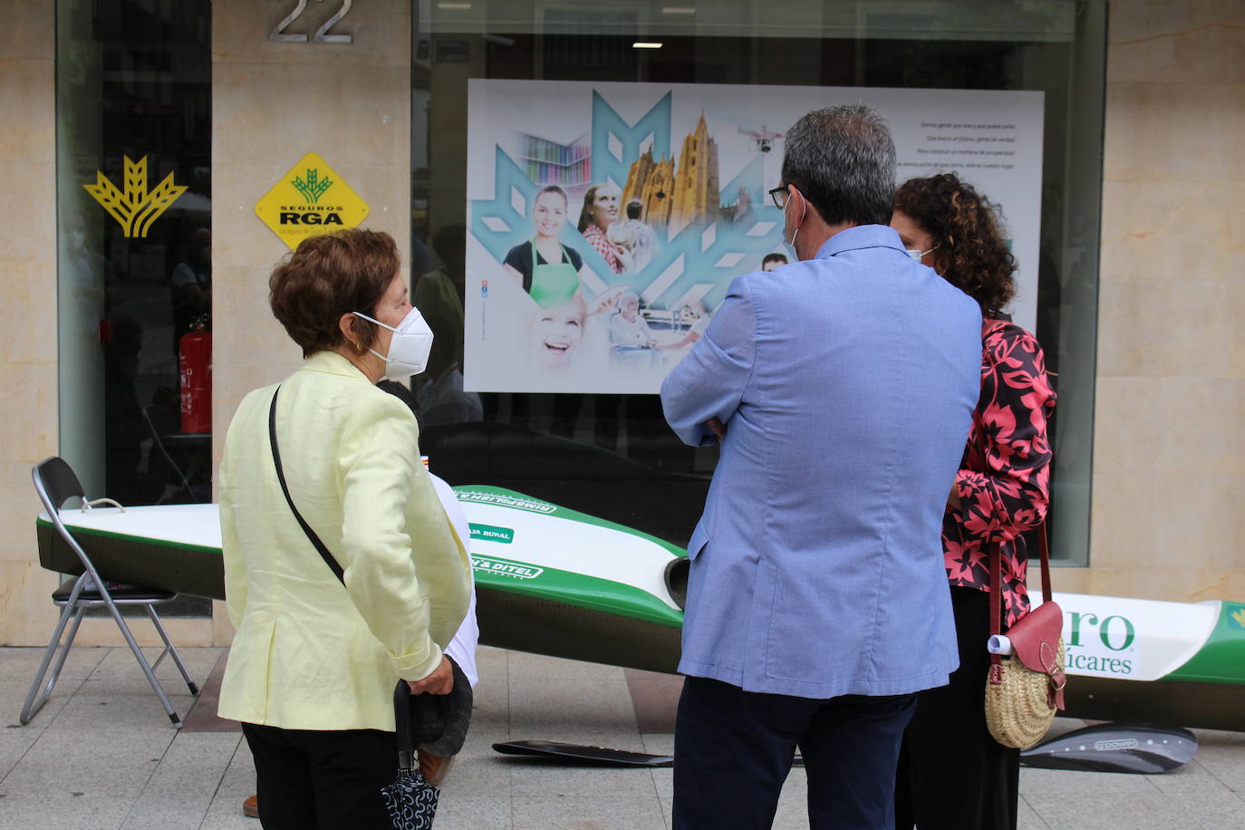 La sede de Caja Rural en León ha sido el espacio elegido para la presentación del Campeonato de España de Aguas Bravas que se celebrará en Sabero.