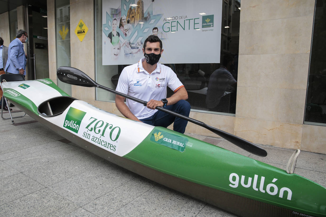 La sede de Caja Rural en León ha sido el espacio elegido para la presentación del Campeonato de España de Aguas Bravas que se celebrará en Sabero.