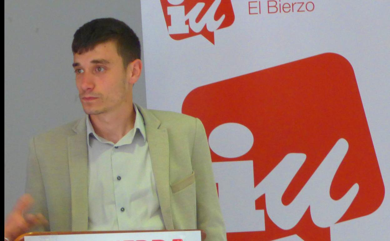 Javier Arias, coordinador de IU León.