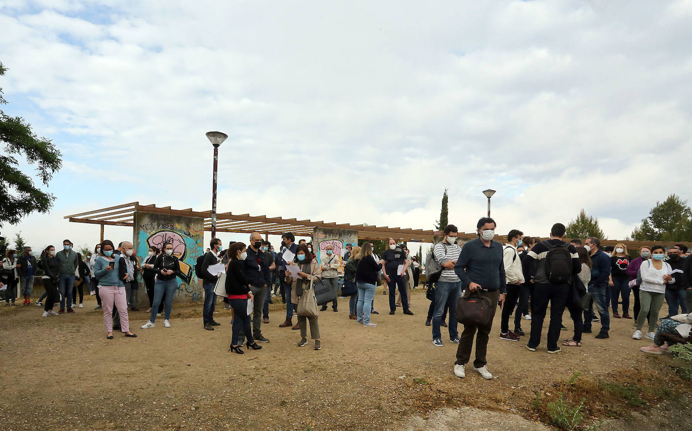 Fotos: Jornada de oposiciones de Secundaria y otros cuerpos en Castilla y León