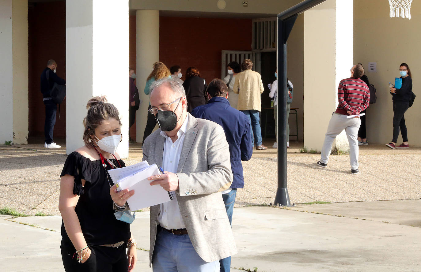 Fotos: Jornada de oposiciones de Secundaria y otros cuerpos en Castilla y León