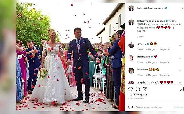 Belén Esteban celebra su segundo aniversario de boda