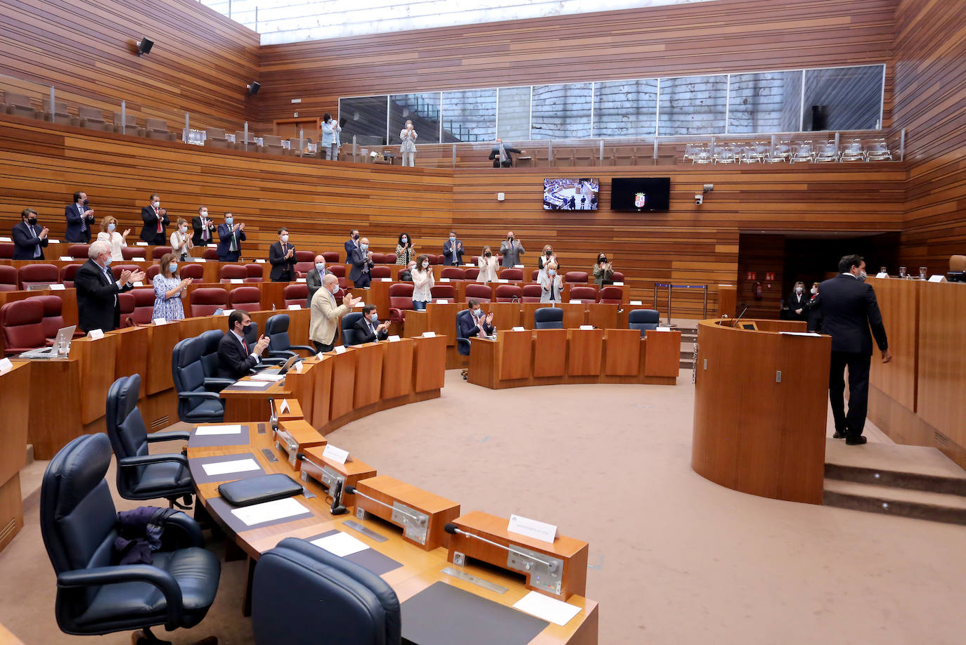 Segunda sesión del pleno de las Cortes de Castilla y León.