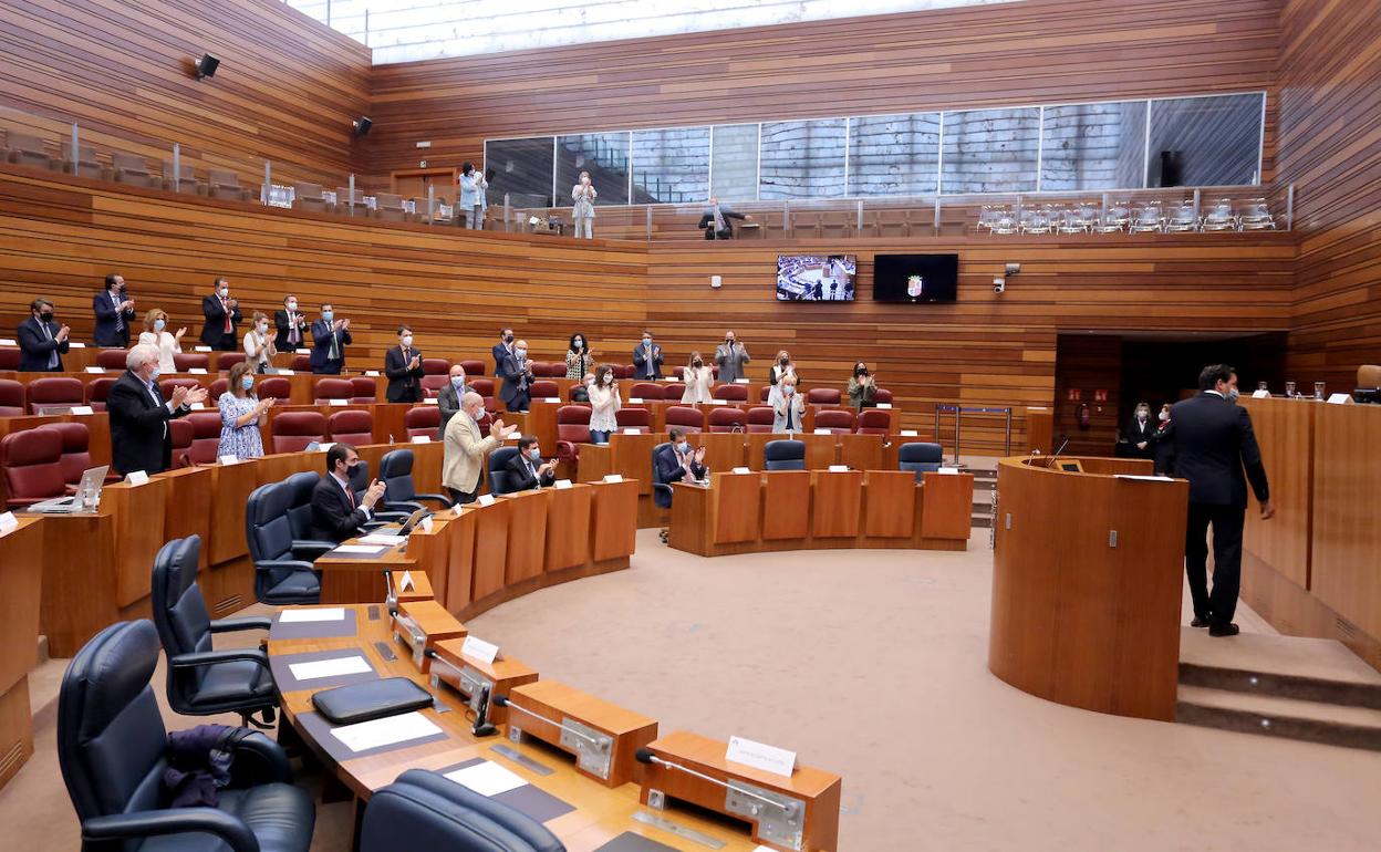 Pleno de las Cortes de Castilla y León.