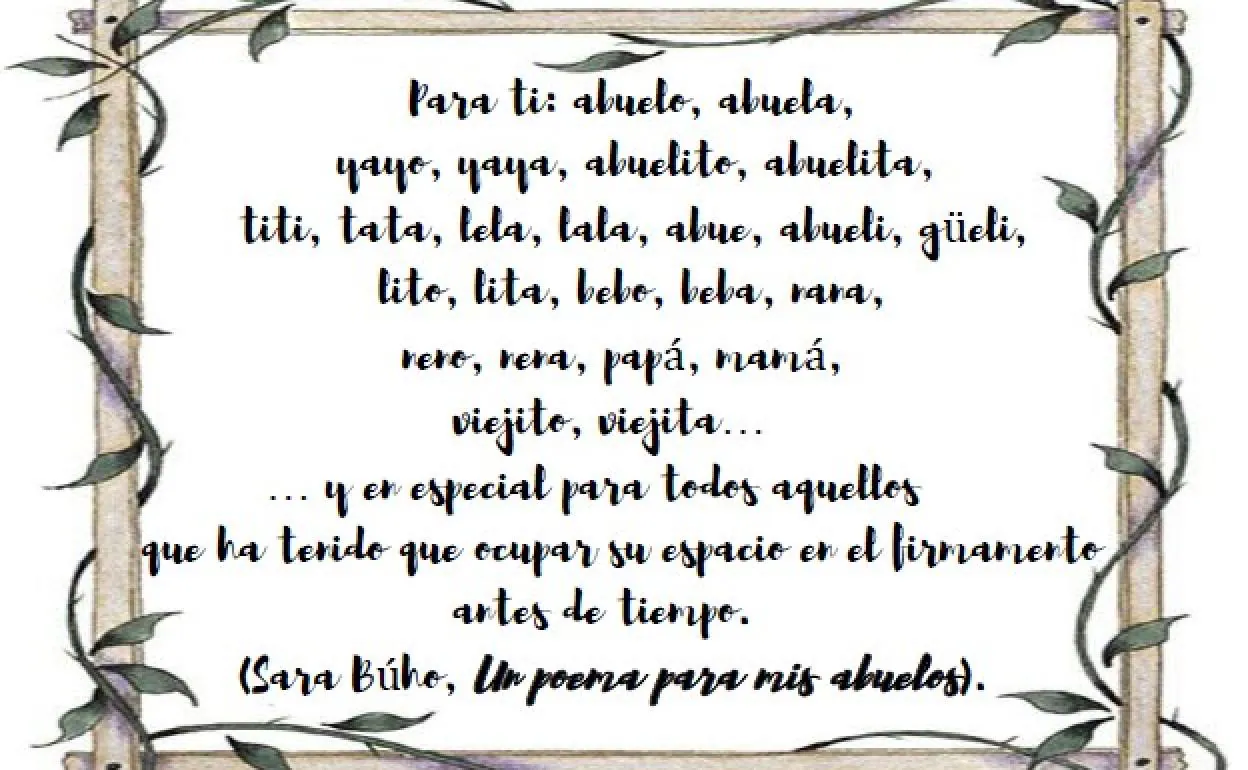 poemas de la abuela