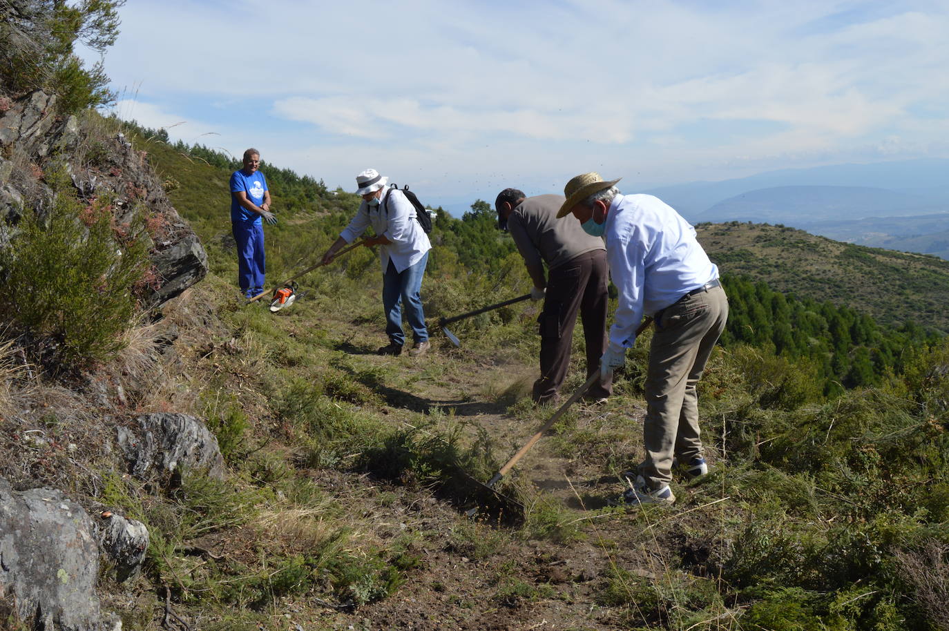 Fotos: Hacendera en el Valle del Oza