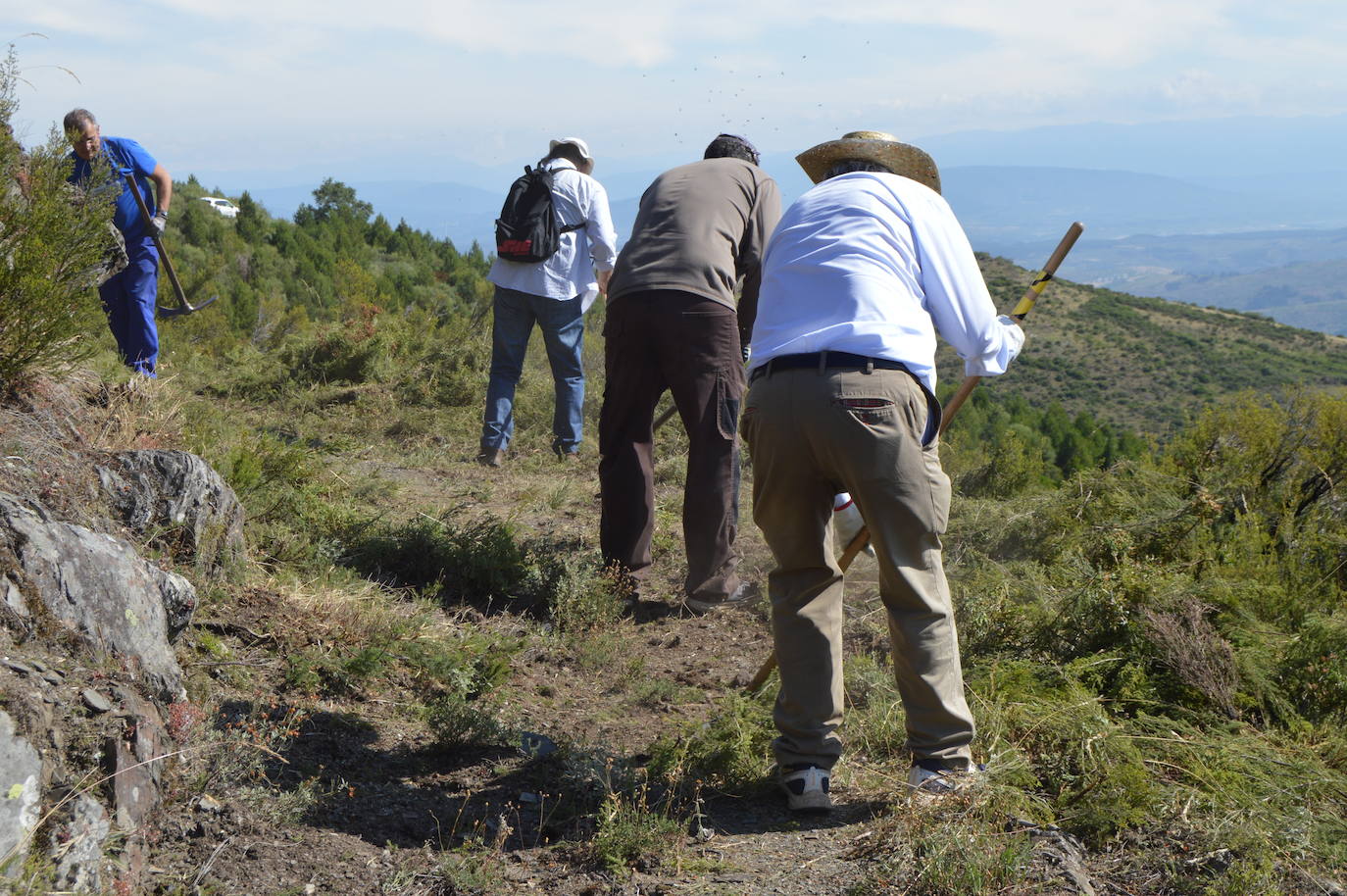 Fotos: Hacendera en el Valle del Oza