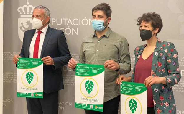 Nicanor Sen, Alfonso Álvarez y Elena Fernández, durante la presentación. 