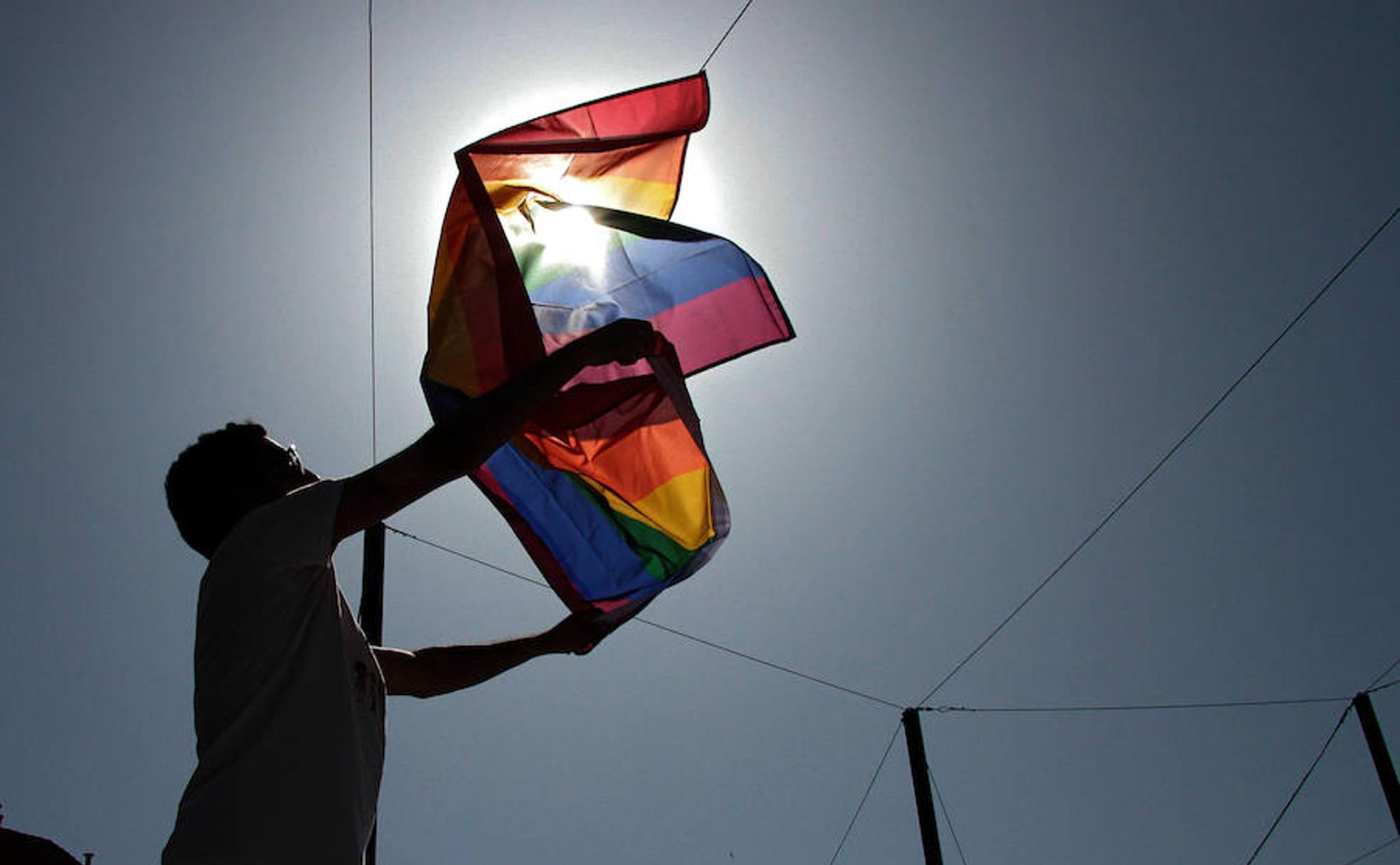 Bandera del Orgullo LGTBI.