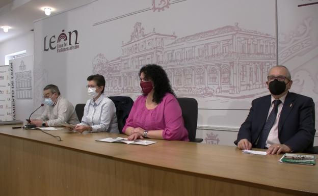 Presentación de la Memoria de 2020 de la Asociación Leonesa de Caridad en el Ayuntamiento de León.