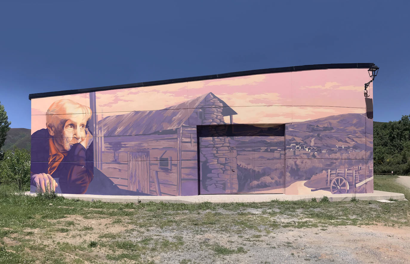 Fotos: La historia de Quintana de Fuseros en un enorme graffiti