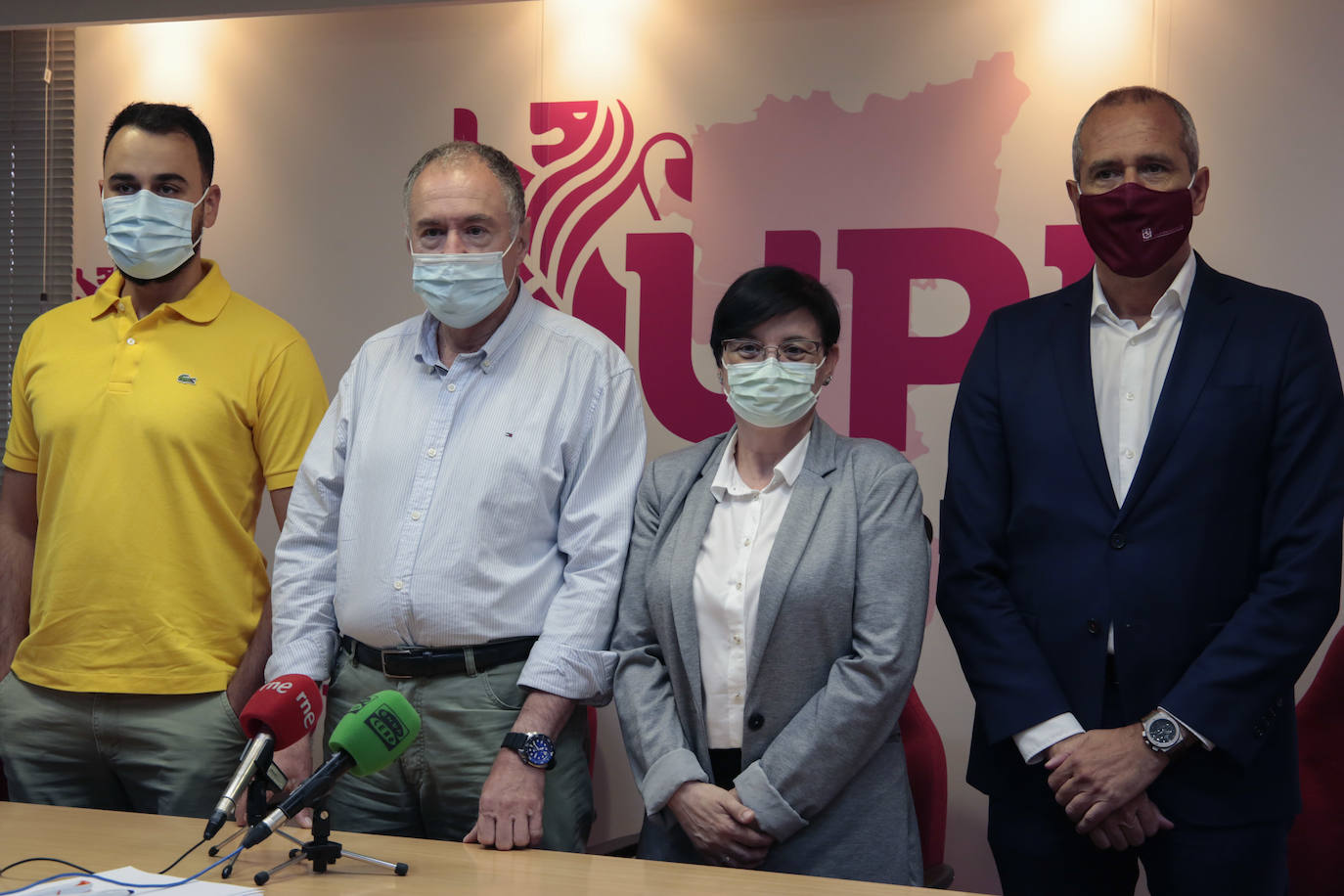 Representantes de Unión del Pueblo Leonés en los ayuntamientos de León, San Andrés del Rabanedo, Sariegos y Valverde de la Virgen.