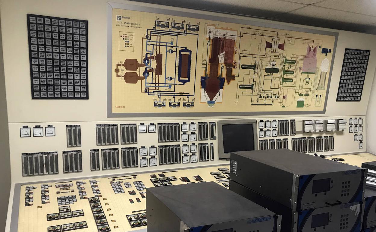 Algunos de lospaneles de control que serán donados. 