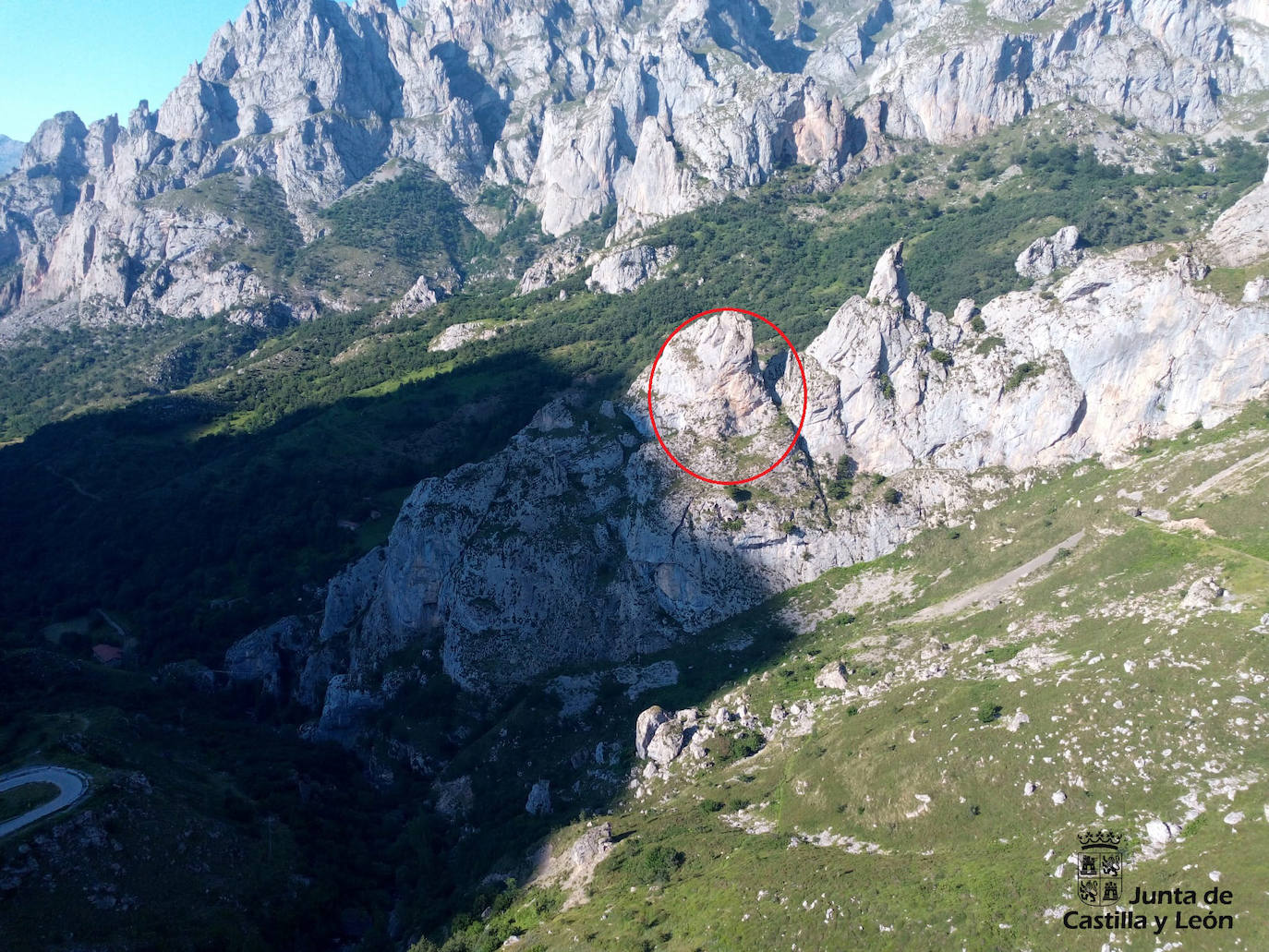 Fotos: Rescate en la vía Ferrata