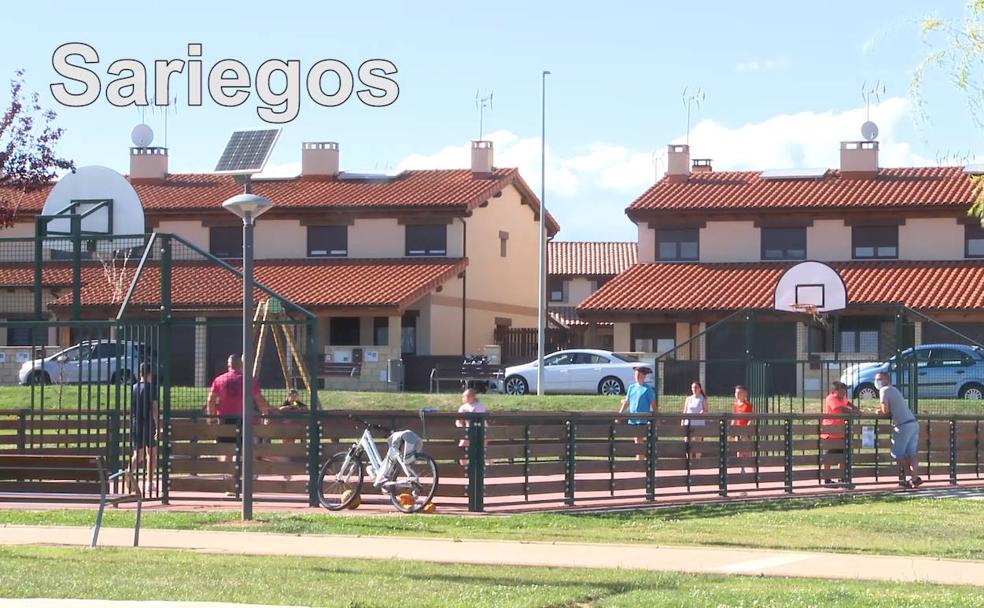 Uno de los parques de los que disfrutar en Sariegos. 