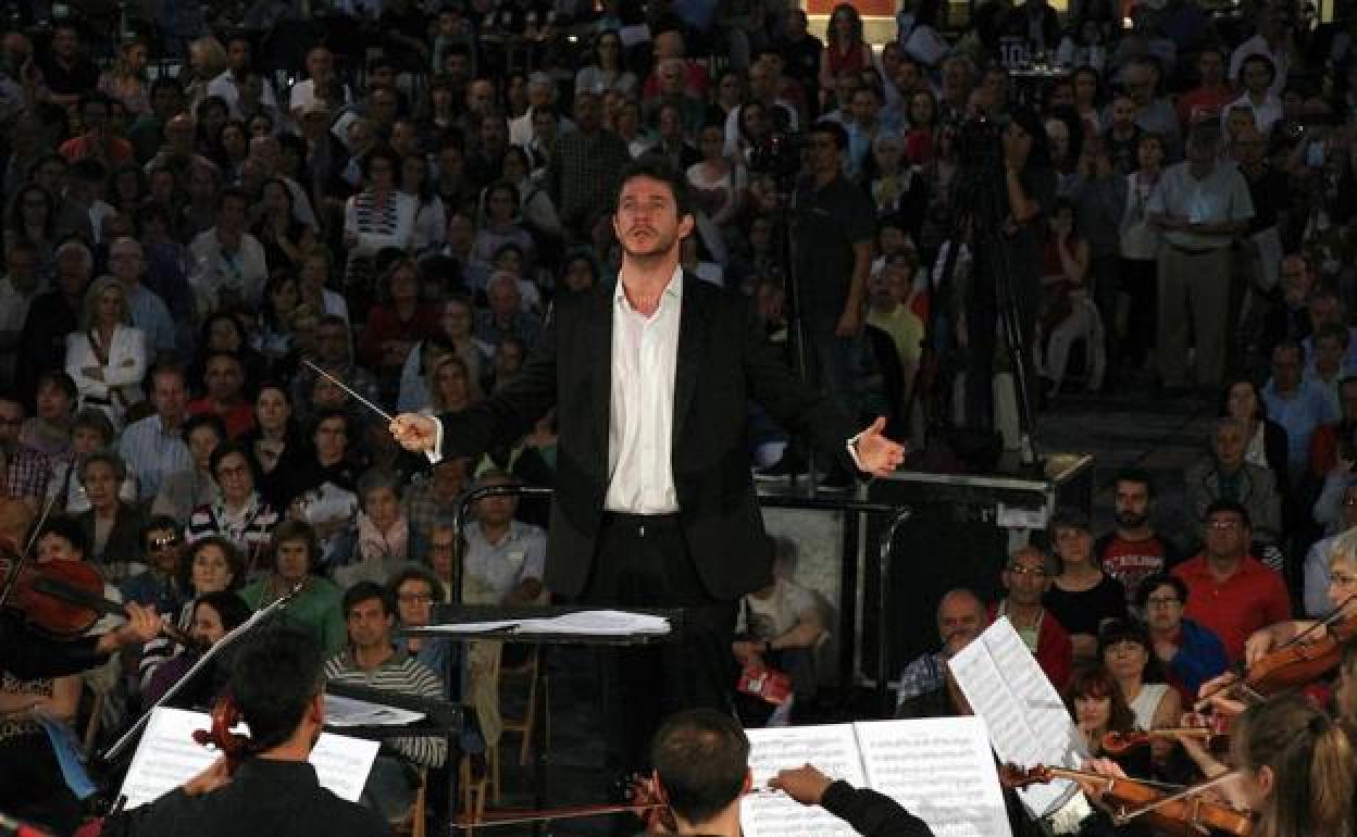 Orquestas Sinfónicas de Castilla y León en concierto.