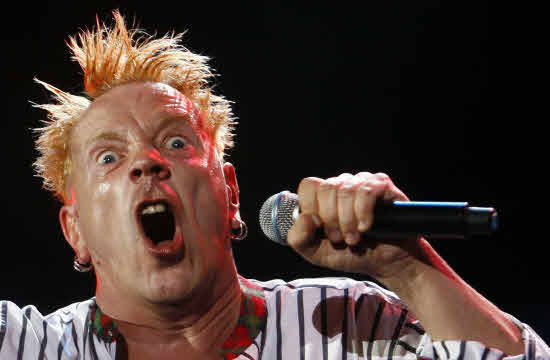 Johnny Rotten, durante un concierto en Novi Sad (Serbia) en 2008.