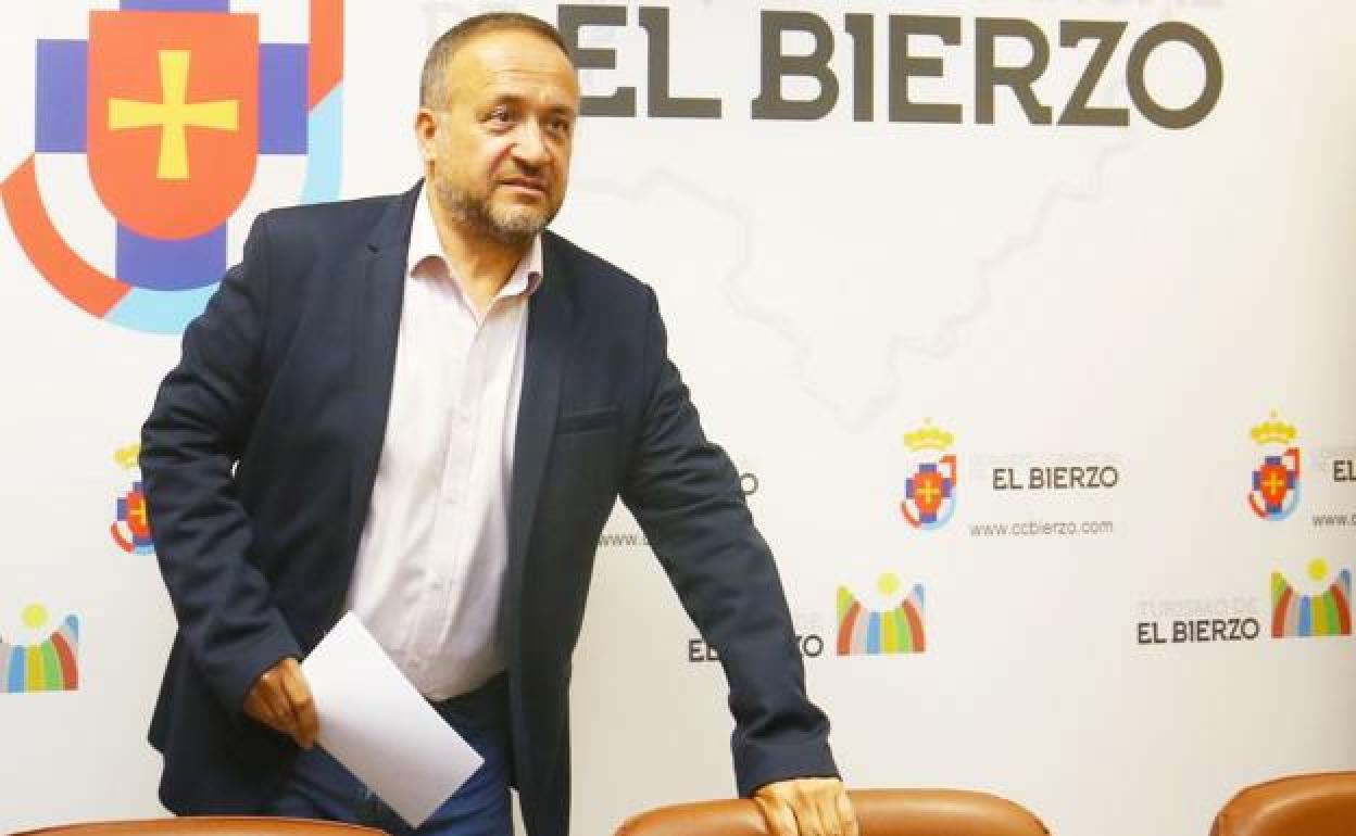 El presidente del Consejo Comarcal, Gerardo Álvarez Courel.