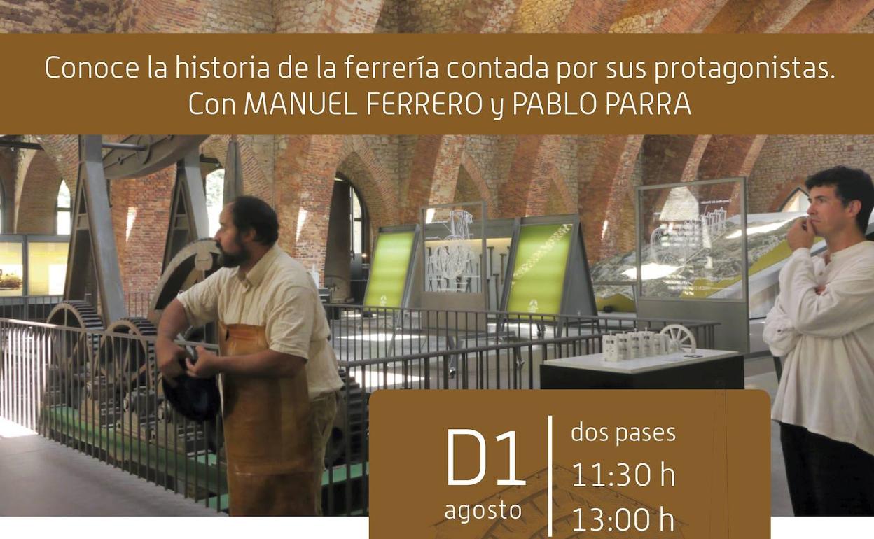 Visitas teatralizadas a la Ferrería de San Blas para conocer la historia de la fábrica de una forma muy amena