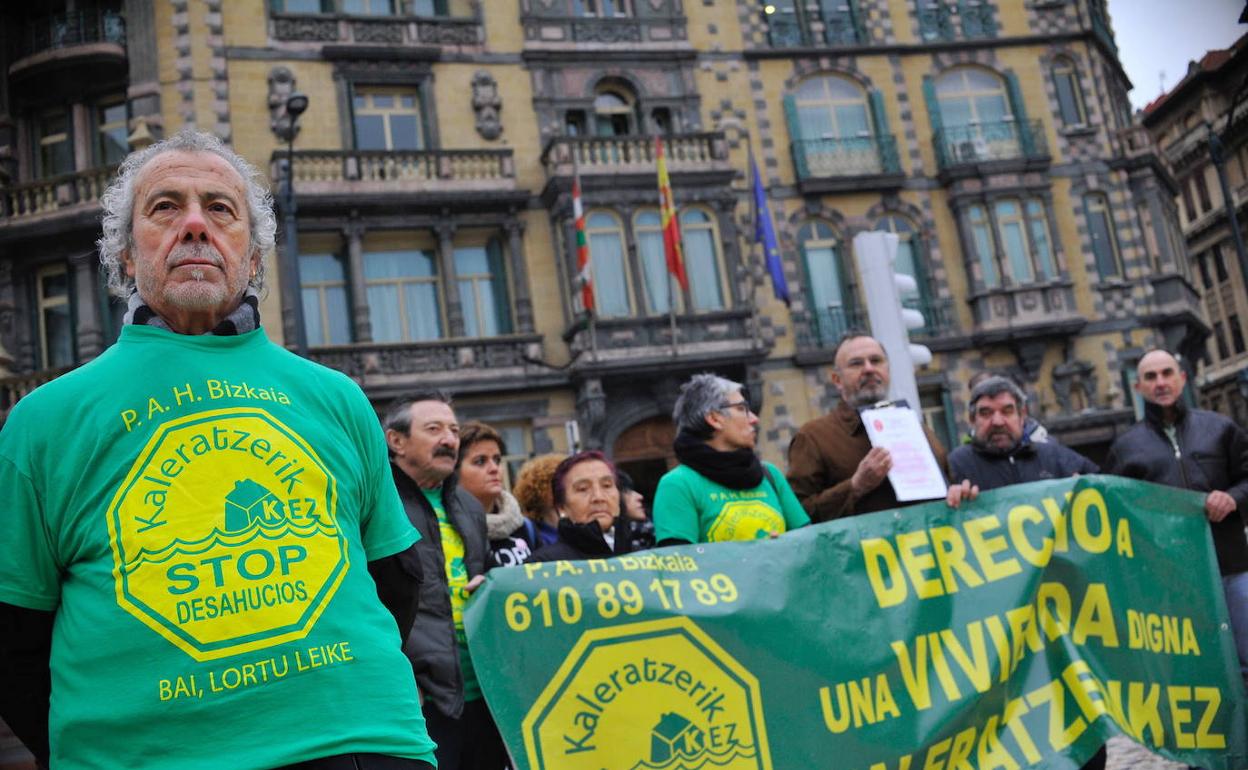 Manifestación contra los desahucios. 