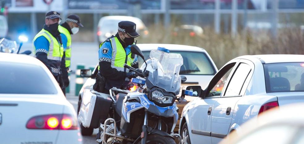 Imagen de un control de la Policía Local.