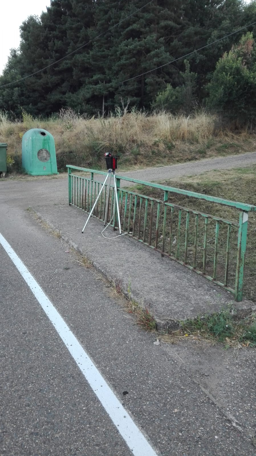 Las autoridades han retirado el improvisado radar y en la localidad esperan que sirva como reclamo para que la Junta tome medidas.