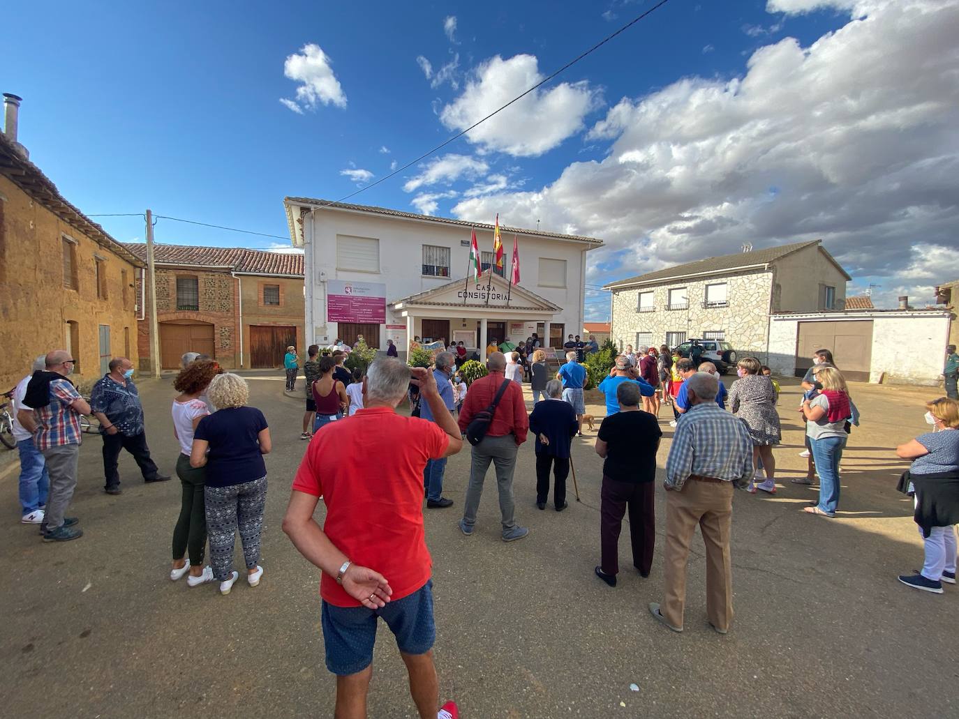 Imagen de la manifestación en Castrotierra de Valmadrigal.