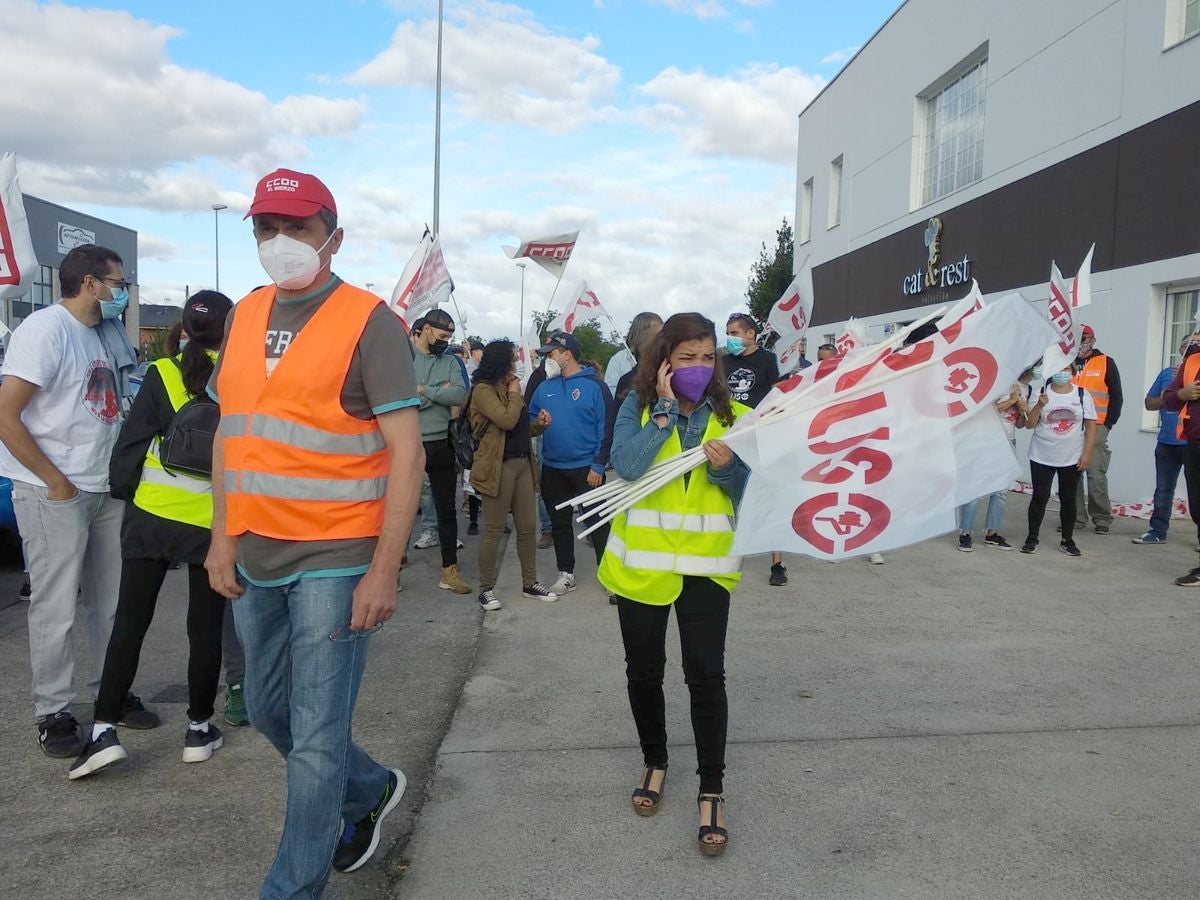 Fotos: Protestas de los trabajadores de LM en Ponferrada