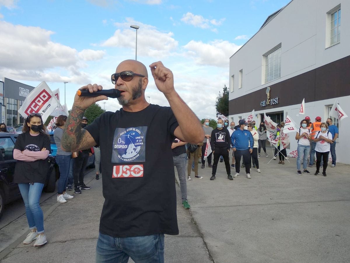 Fotos: Protestas de los trabajadores de LM en Ponferrada