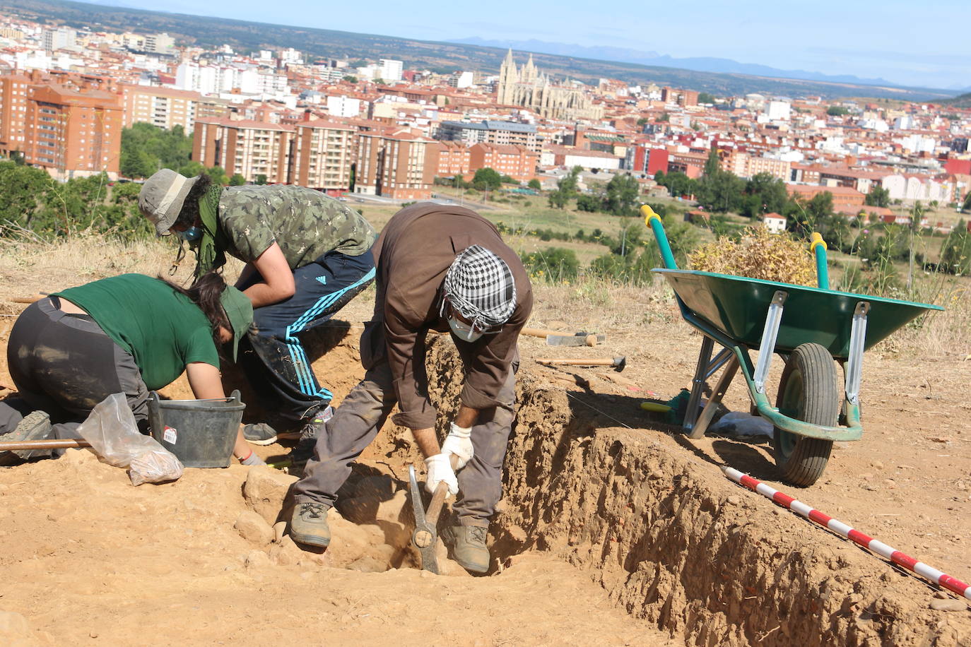 La excavación en imágenes. 