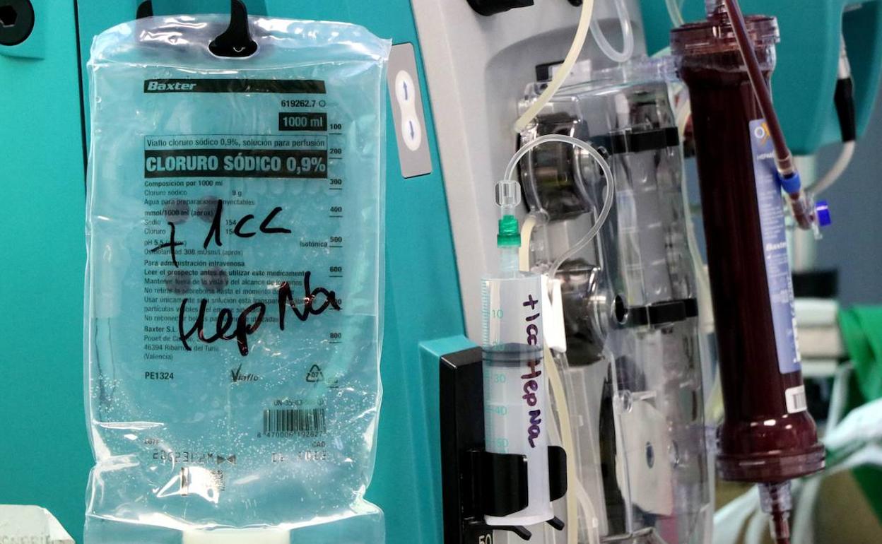 Imagen de archivo de una UCI. 