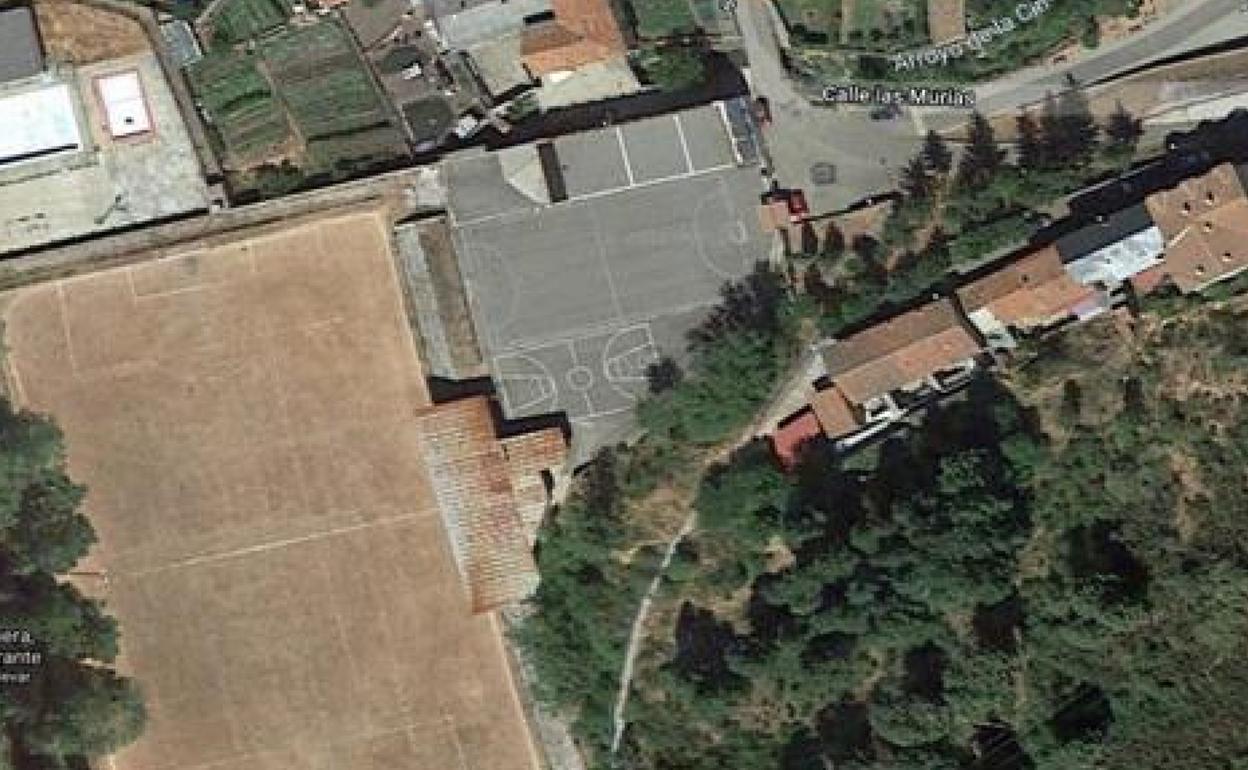 Canchas deportivas de la Vasco en Ciñera.