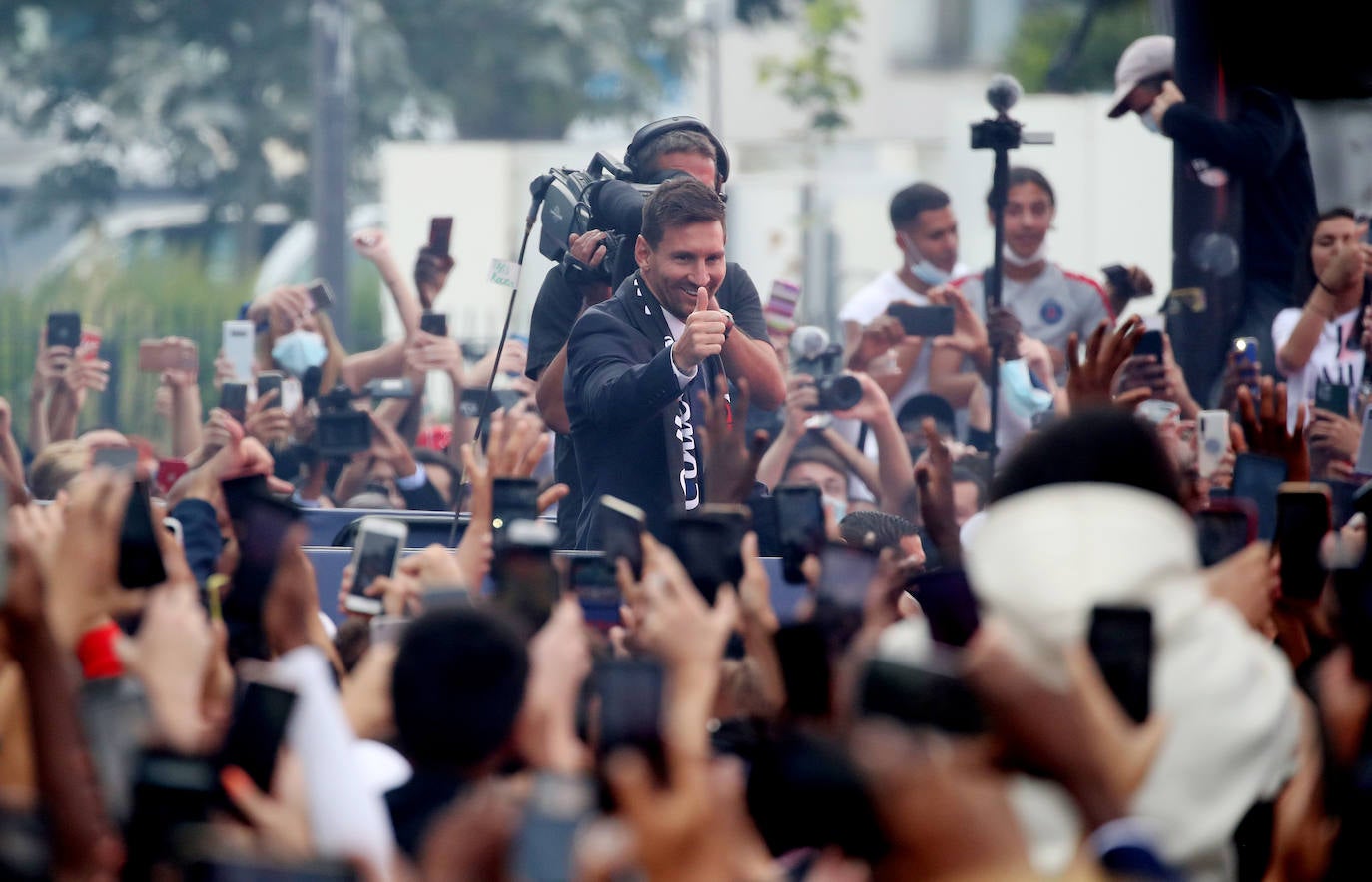 Fotos: Las mejores imágenes de la presentación de Messi por el PSG