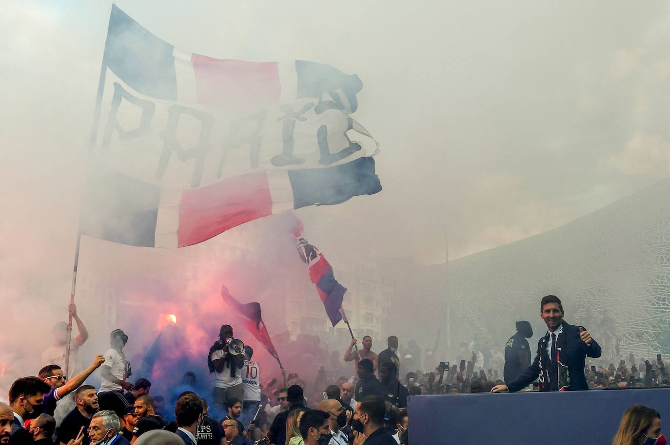 Fotos: Las mejores imágenes de la presentación de Messi por el PSG