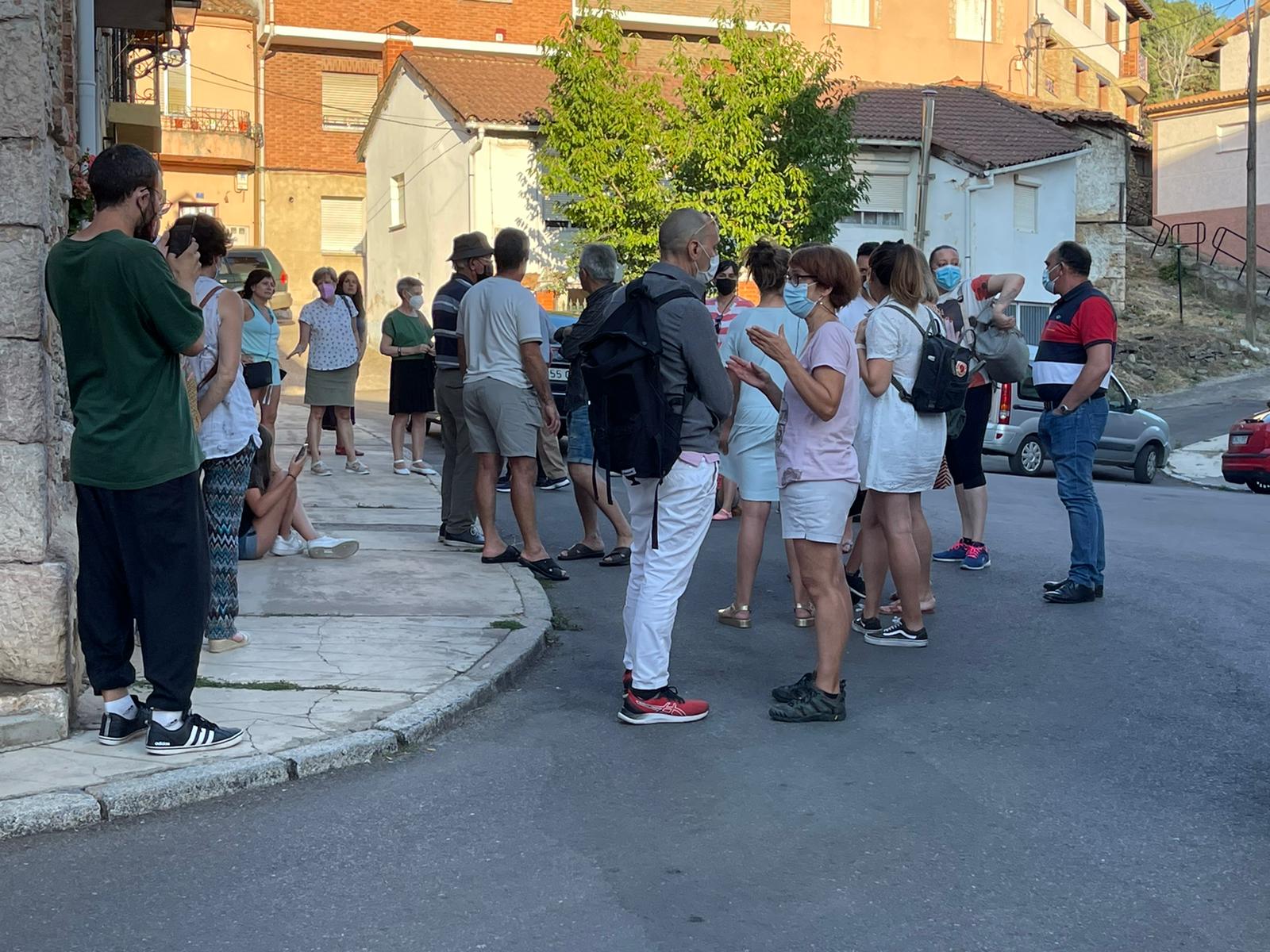 Fotos: Concentración en la localidad de Cistierna