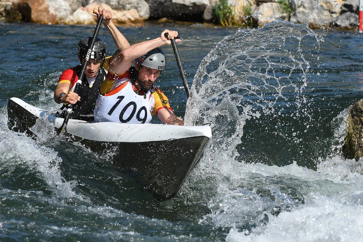 El Canal Sabero-Alejico acogió las pruebas de sprint tanto individuales como por parejas