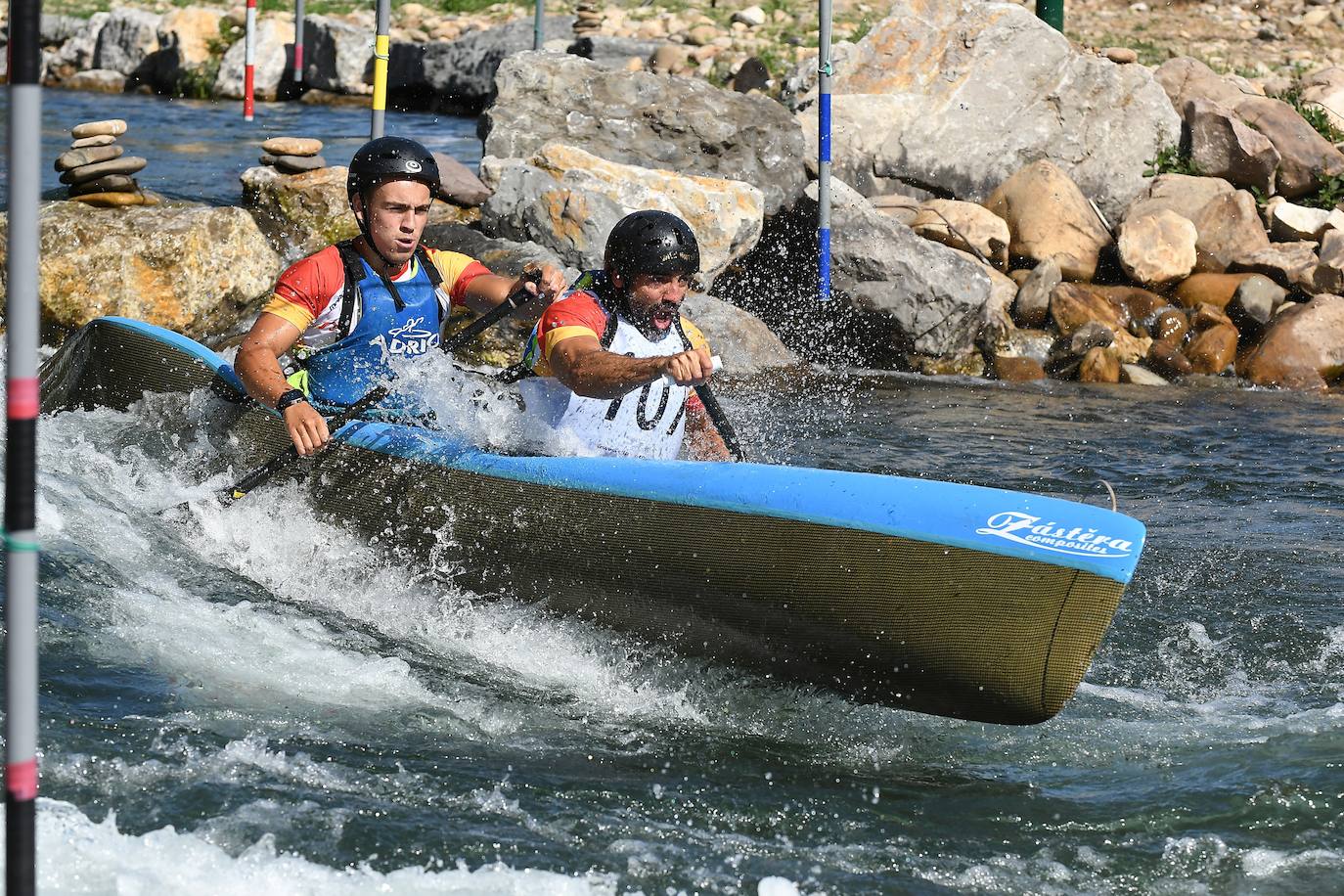 El Canal Sabero-Alejico acogió las pruebas de sprint tanto individuales como por parejas