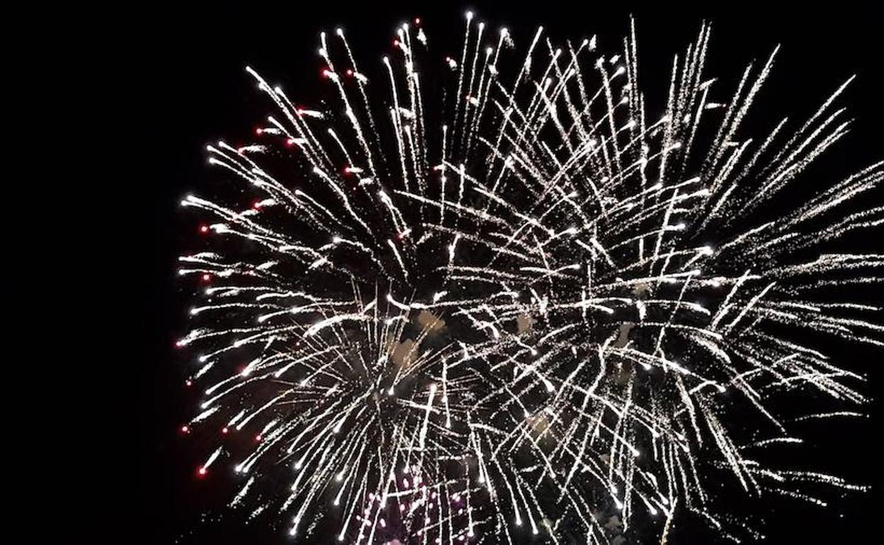 Fuegos artificiales.