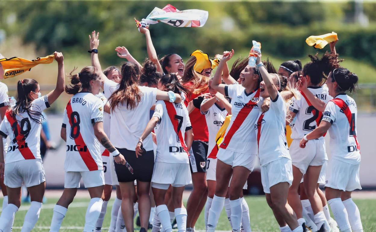 Futbolistas del Rayo Vallecano.