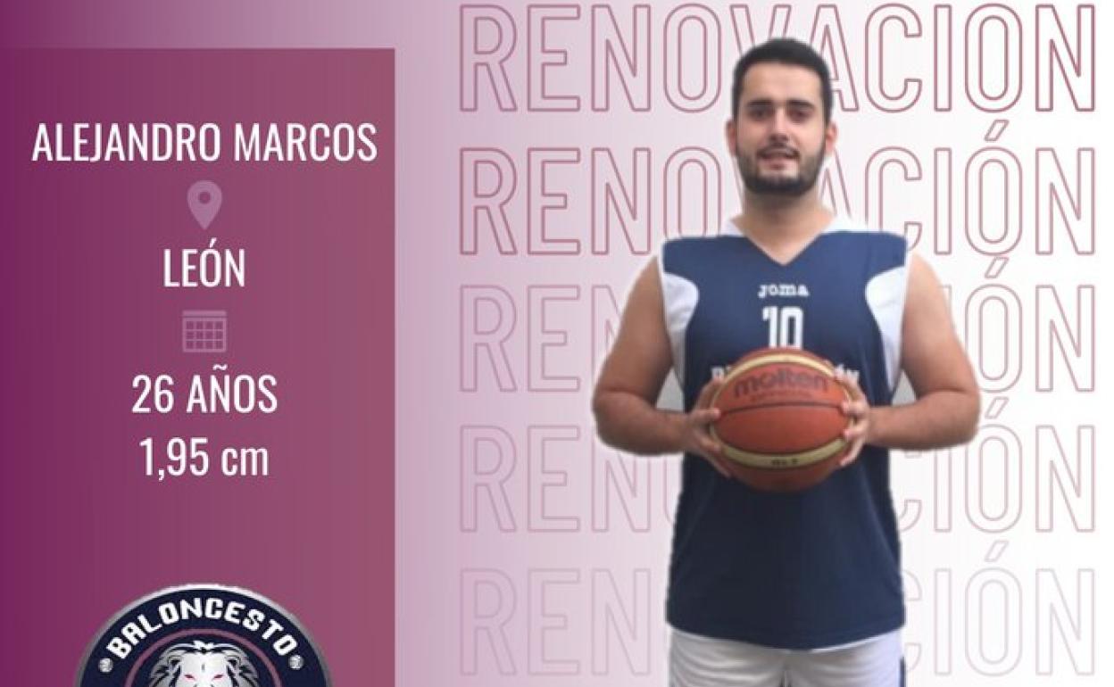 Álex Marcos renueva con Reino de León