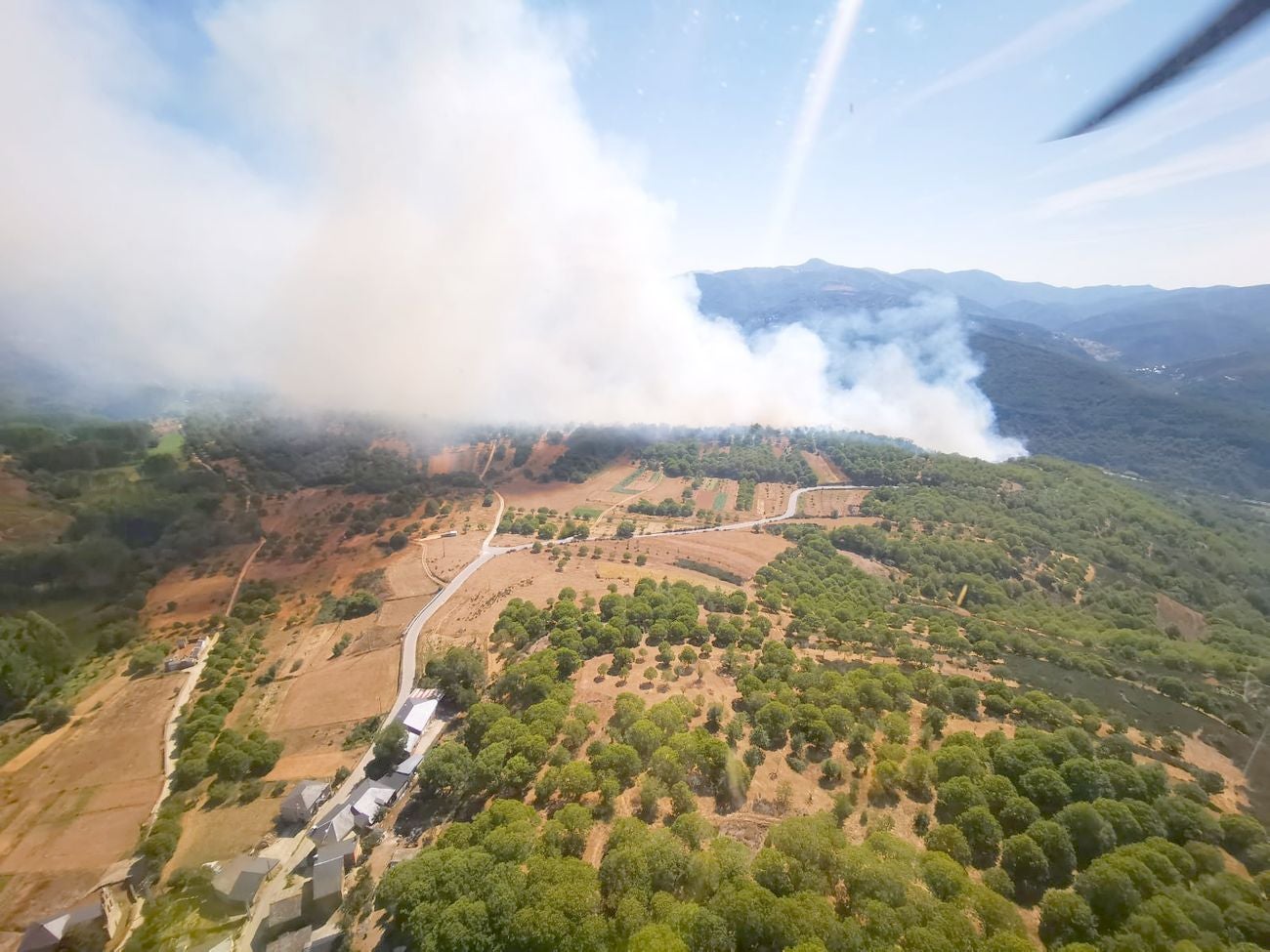 Un incendio declarado de 'nivel 1' en Trabadelo obliga a movilizar a numerosos efectivos. La declaración de 'nivel 1' se produce ante la previsión de una necesidad superior a las 12 horas para que puda ser sofocado o afección a más de 30 hectáreas. 