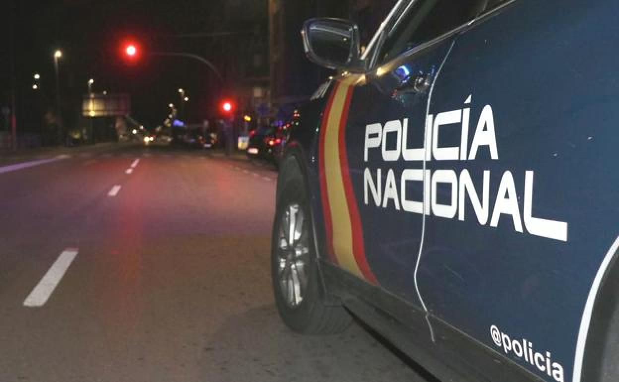 Vehículo de la Policía Nacional.