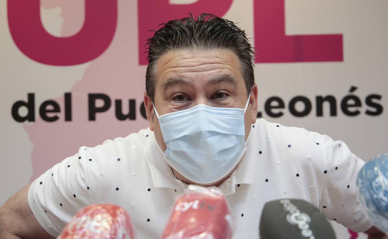 El procurador leonesista en las Cortes de Castilla y León, Luis Mariano Santos.