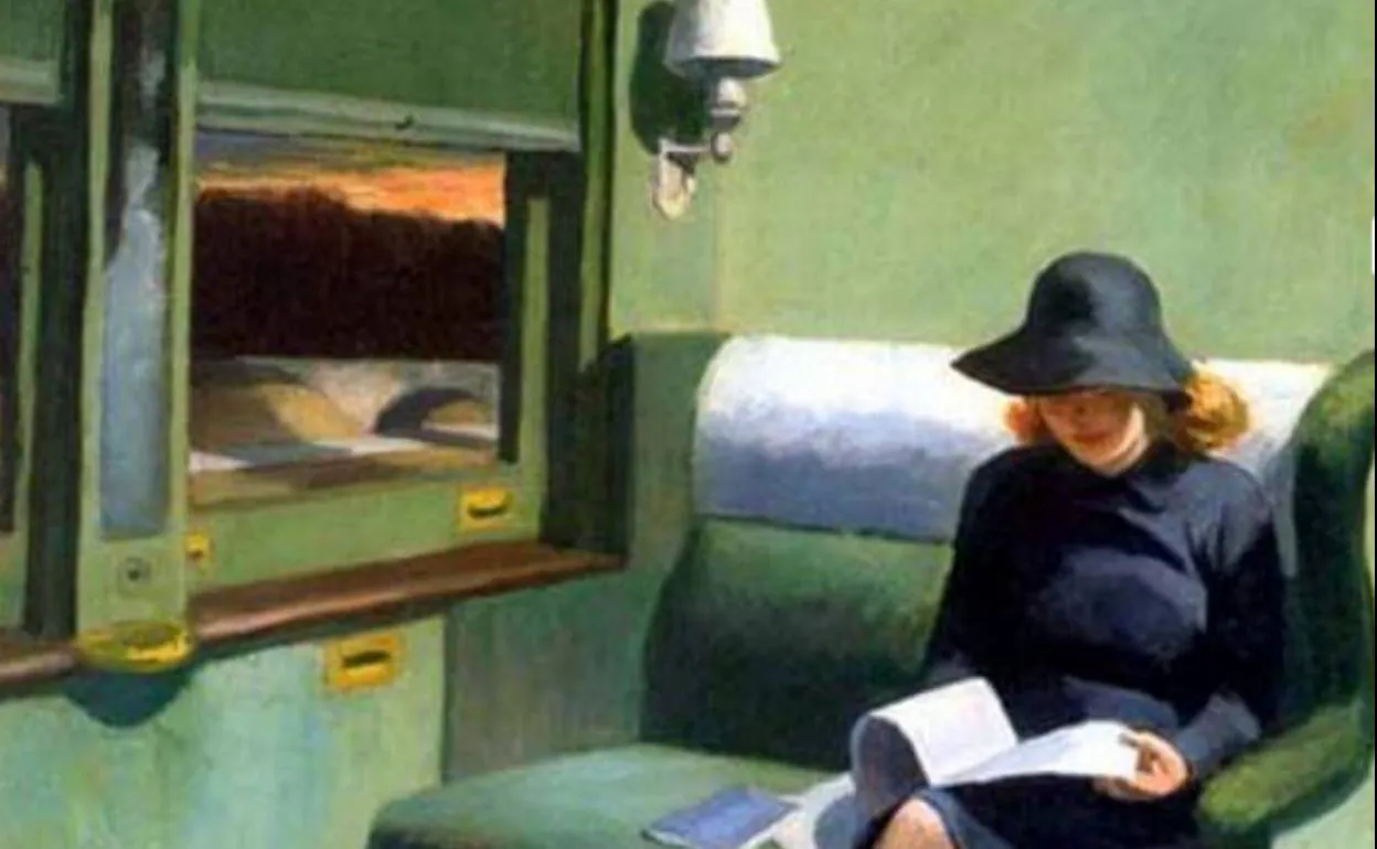 Compartment C, Car 293. 1938. Edward Hopper.